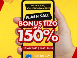 Promo Timezone Flash Sale Bonus Tizo hingga 150% 2