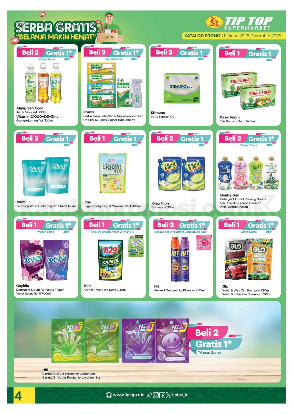 Promo TIP TOP SWALAYAN Katalog Mingguan 01-15 Desember 2025 Promo TIP TOP SWALAYAN Katalog Mingguan 01-15 Desember 2025 4