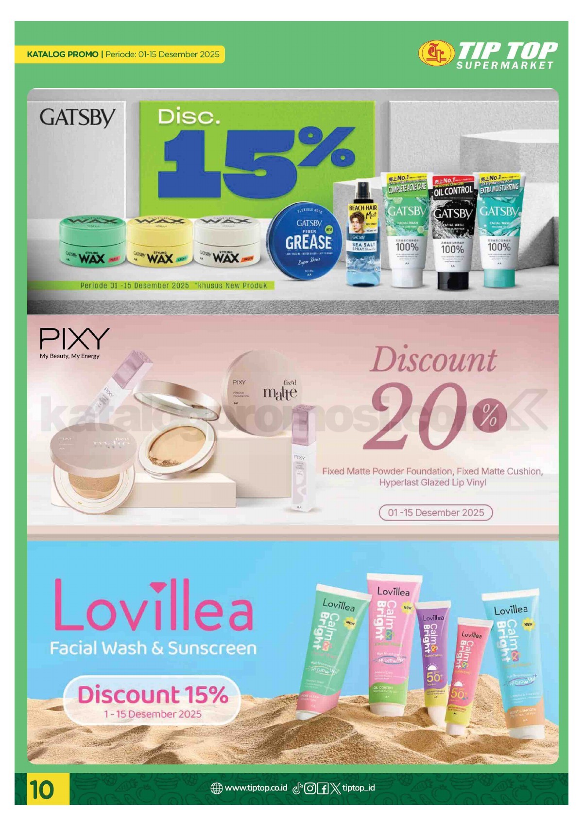 Promo TIP TOP SWALAYAN Katalog Mingguan 01-15 Desember 2025 Promo TIP TOP SWALAYAN Katalog Mingguan 01-15 Desember 2025 9