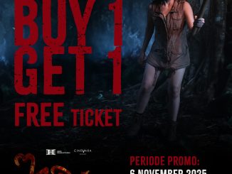 Promo TIX ID Beli 1 Gratis 1 Film Kuncen berlaku mulai 6 November 2025 di seluruh bioskop Indonesia.