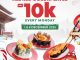 Promo Tom Sushi Red Colorplate Rp.10.000 dengan penawaran piring merah sushi di belt untuk periode awal Desember 2025