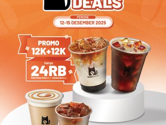 Promo Tomoro Coffee 12.12 Deals Diskon 20% untuk 2 Minuman dan paket 12K+12K periode 12–15 Desember 2025