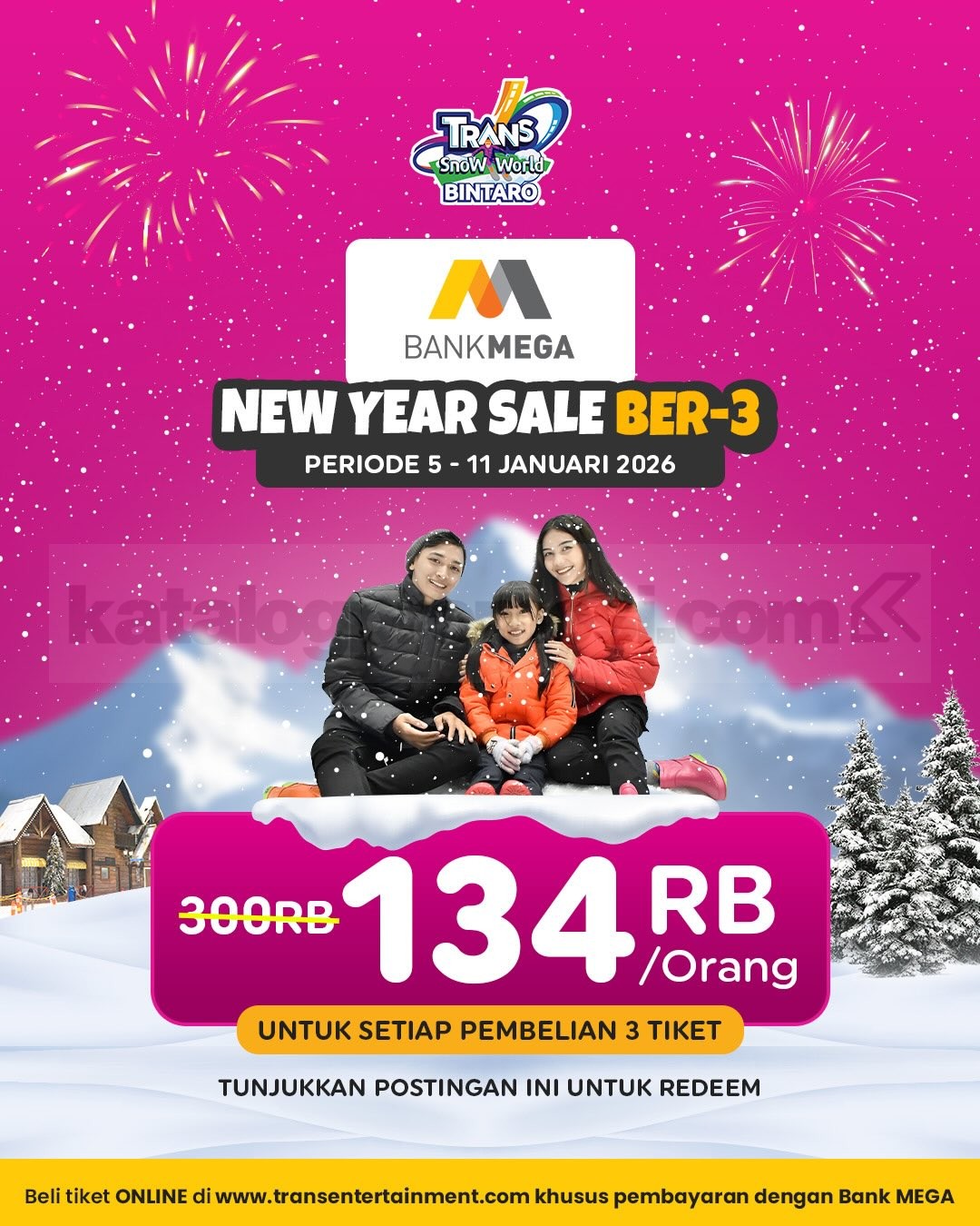 Promo Trans Snow World Bintaro Bank Partner Rp. 134.000 Promo Trans Snow World Bintaro Bank Partner Rp. 134.000 2