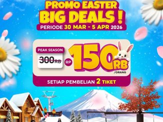 Promo Trans Snow World Bintaro Easter Big Deals diskon 50% tiket Rp150.000
