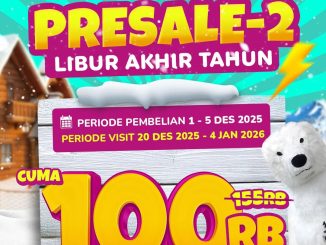 Promo Trans Snow World Bintaro Presale-2 Tiket Rp. 100.000 untuk liburan akhir tahun lengkap fasilitas kereta gantung & sepatu boots