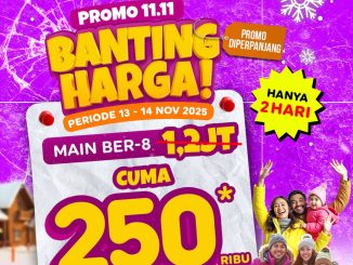 Promo Trans Snow World Surabaya 11.11 Main Ber-8 Rp. 250.000 diperpanjang 13–14 November 2025