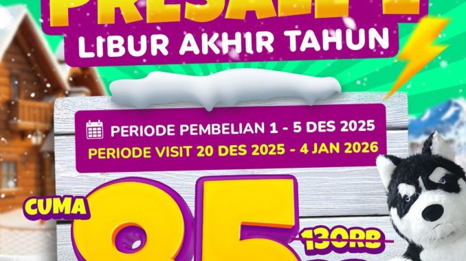Promo Trans Snow World Surabaya Presale-2 cuma Rp. 85.000 dapatkan tiket liburan seru