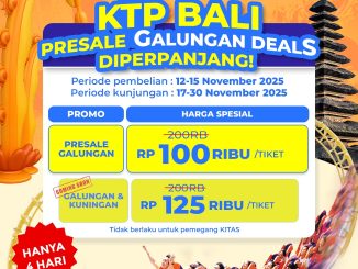 Promo Trans Studio Bali Presale Galungan Deals mulai Rp.100.000 untuk KTP Bali & Nasional