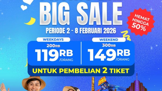 Promo Trans Studio Bandung 2.2 Big Sale diskon hingga 50% tiket masuk