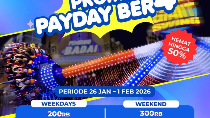 Promo Trans Studio Bandung Payday Ber4 Diskon hingga 50%