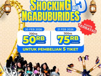 Promo Trans Studio Bandung Shocking Ngabuburides Ber-5 Rp. 50 ribu main sepuasnya 20–21 Februari 2026