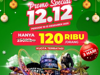 Promo Trans Studio Cibubur 12.12 Special Ticket Rp. 120.000 wahana indoor periode 10 - 12 Desember 2025