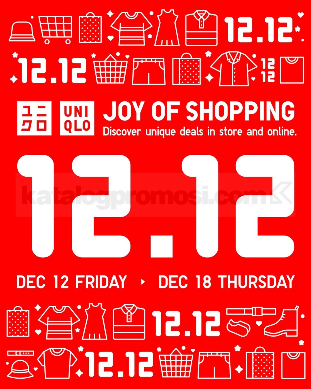 Promo UNIQLO 12.12 Sale Harga Spesial Mulai Rp. 199.000 Promo UNIQLO 12.12 Sale Harga Spesial Mulai Rp. 199.000 1