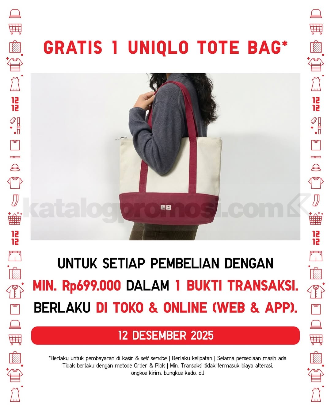 Promo UNIQLO 12.12 Sale Harga Spesial Mulai Rp. 199.000 Promo UNIQLO 12.12 Sale Harga Spesial Mulai Rp. 199.000 2