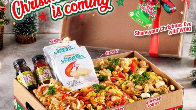 Promo WOK Christmas Hampers Early Bird Rp. 175 ribu paket hampers Natal lengkap