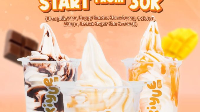 Promo XiYue Sweet Bundle Happy Sundae mulai Rp. 30.000 via aplikasi ojol