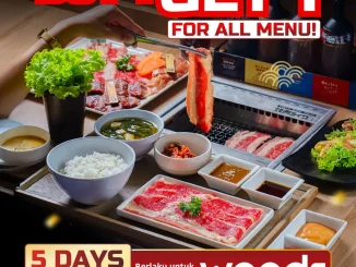 Promo Yakiniku Like BNI Buy 1 Get 1 Free All Menu via QRIS wondr by BNI