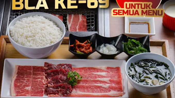 Promo Yakiniku Like HUT BCA Diskon Rp. 169ribu min transaksi Rp. 669ribu 21-22 Februari 2026