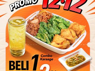 Promo Yoshinoya 12.12 Dealsember Combo Karaage Rp. 79.000 5