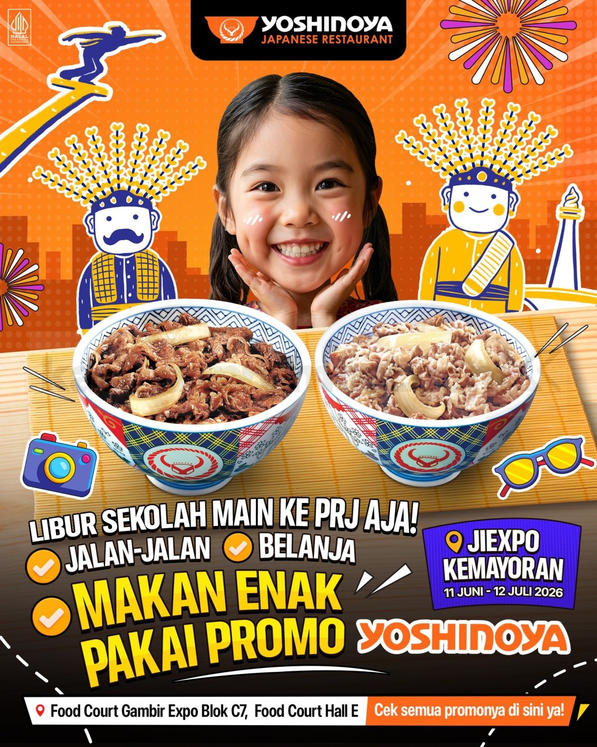 Promo Yoshinoya PRJ Kemayoran Banyak Bonus dan Diskon Spesial Promo Yoshinoya PRJ Kemayoran Banyak Bonus dan Diskon Spesial dengan Glass Jar, Agenda 2026, dan promo menu.