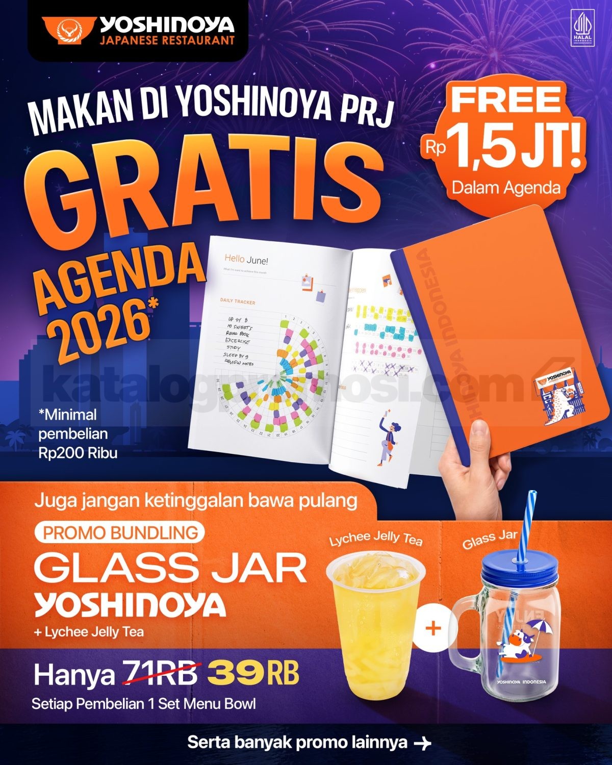 Promo Yoshinoya PRJ Kemayoran Banyak Bonus dan Diskon Spesial Promo Yoshinoya PRJ Kemayoran Banyak Bonus dan Diskon Spesial 1