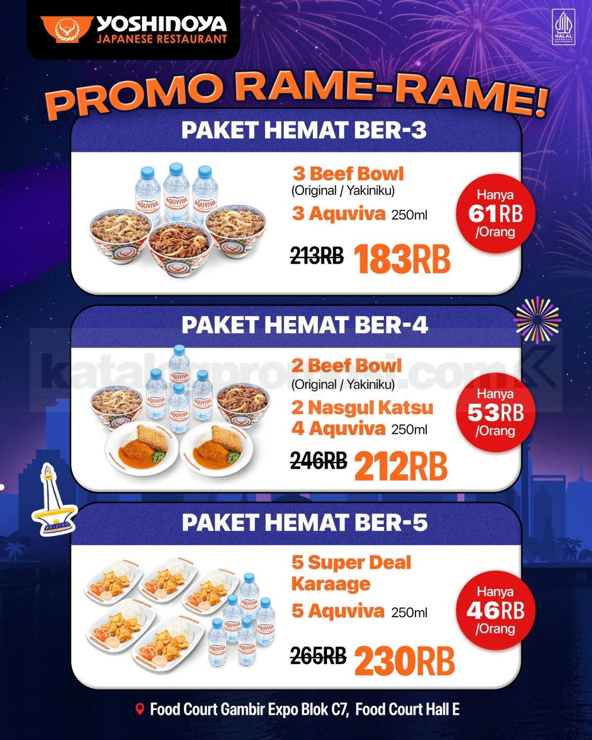 Promo Yoshinoya PRJ Kemayoran Banyak Bonus dan Diskon Spesial Promo Yoshinoya PRJ Kemayoran Banyak Bonus dan Diskon Spesial 3