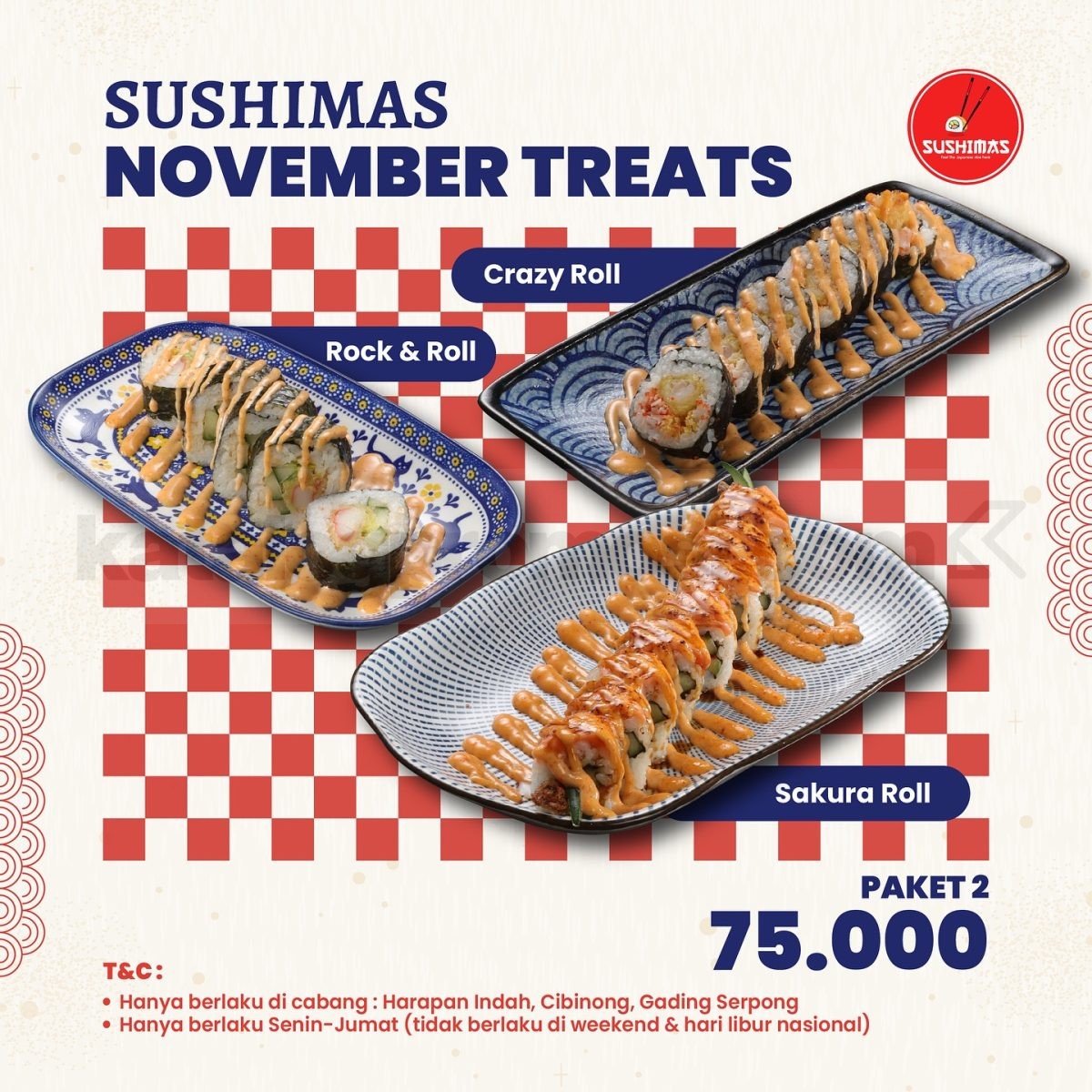 Promo Sushimas November Treats! Paket Favorit mulai Rp70.000 3