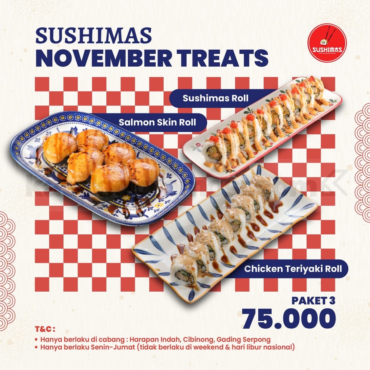 Promo Sushimas November Treats! Paket Favorit mulai Rp70.000 4