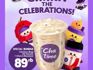 Promo Chatime Special Bundle 1 Minuman + 1 Charm cuma 89rb aja