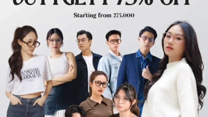 Promo OPTIK JM TOP BUY 1 GET 1 Get 75% OFF Start From Rp 275.000* 1