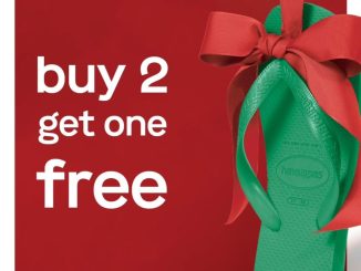 Promo Havaianas Holiday Season Buy 2 Get One Free*