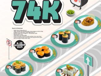 Promo Sushi Kun 6 Green Plate For Only 74K* 15