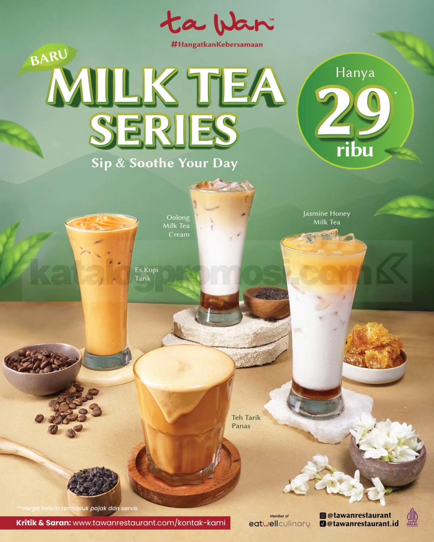 Promo Ta Wan Minuman Creamy Mulai Rp. 29 Ribu Promo Ta Wan minuman creamy mulai Rp. 29 ribu di seluruh outlet