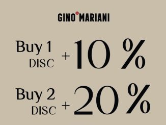 Promo Gino Mariani Beli 1 Diskon 10% Beli 2 Diskon 20% untuk koleksi premium pilihan