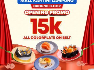 Promo Tom Sushi Opening Mall Kartini Lampung All Colorplate 15K*