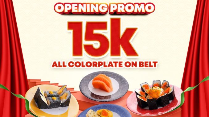 Promo Tom Sushi Opening Mall Kartini Lampung All Colorplate 15K*