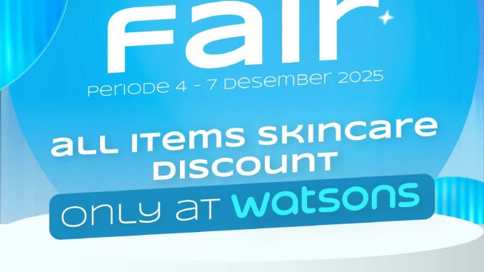 WATSONS WEEKEND SPECIAL Diskon hingga 50% 1
