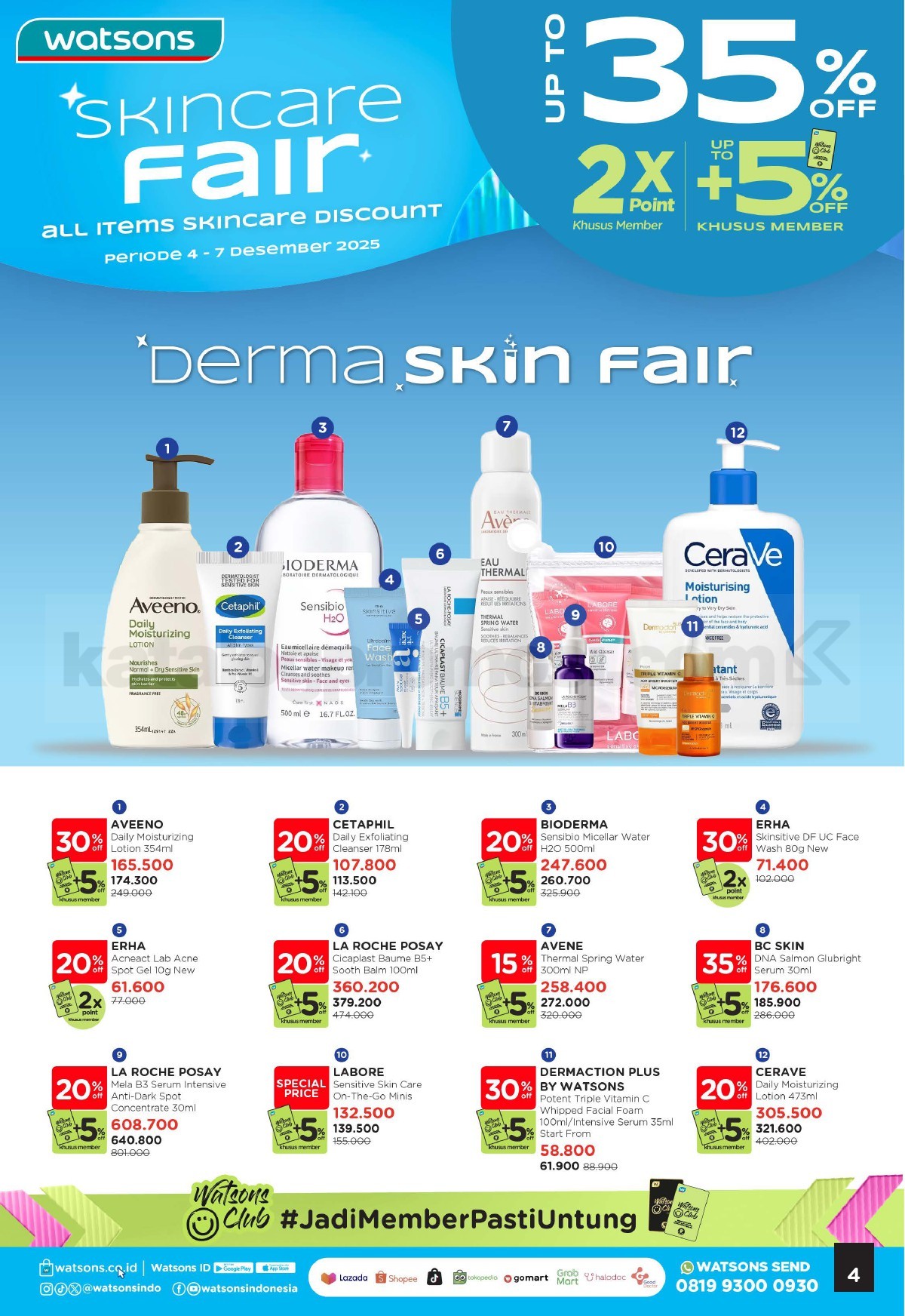 WATSONS WEEKEND SPECIAL Diskon hingga 50% WATSONS WEEKEND SPECIAL Diskon hingga 50% 4