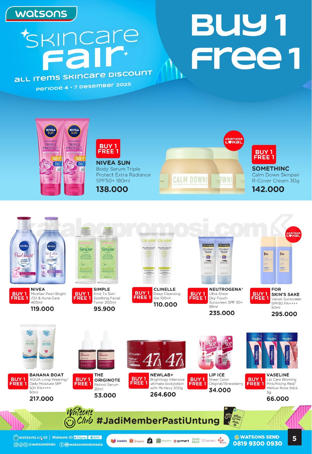 WATSONS WEEKEND SPECIAL Diskon hingga 50% WATSONS WEEKEND SPECIAL Diskon hingga 50% 5