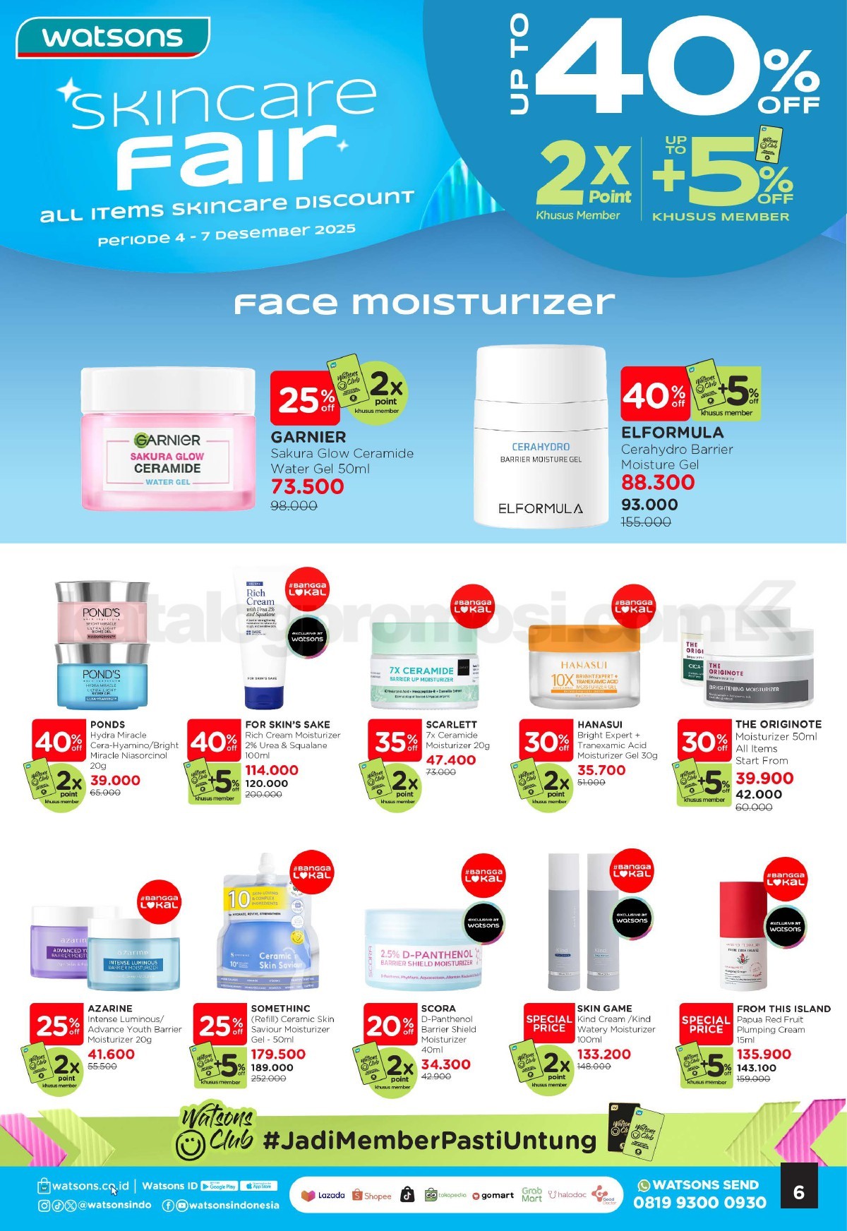 WATSONS WEEKEND SPECIAL Diskon hingga 50% WATSONS WEEKEND SPECIAL Diskon hingga 50% 6