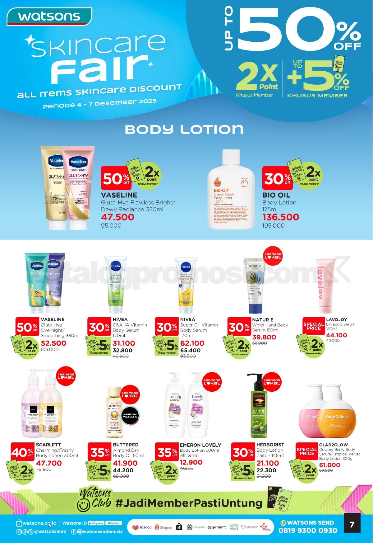 WATSONS WEEKEND SPECIAL Diskon hingga 50% WATSONS WEEKEND SPECIAL Diskon hingga 50% 7