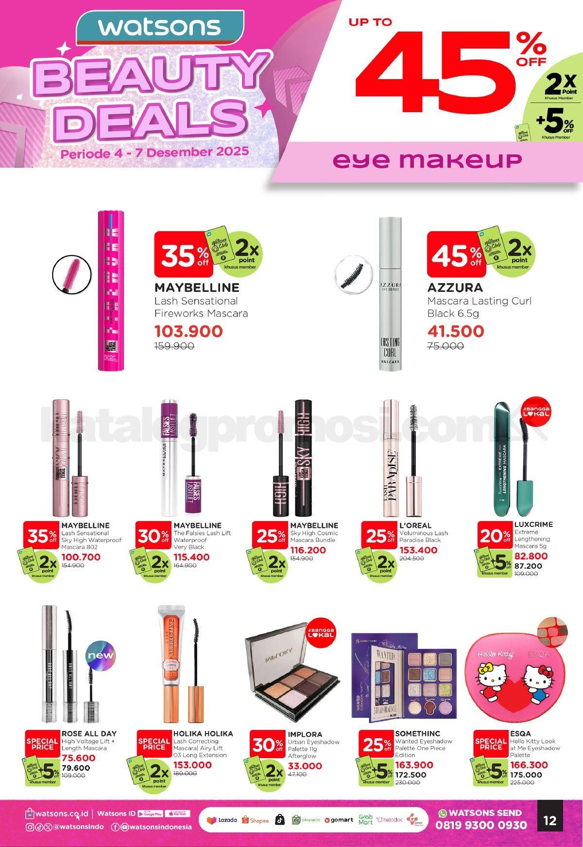WATSONS WEEKEND SPECIAL Diskon hingga 50% WATSONS WEEKEND SPECIAL Diskon hingga 50% 12
