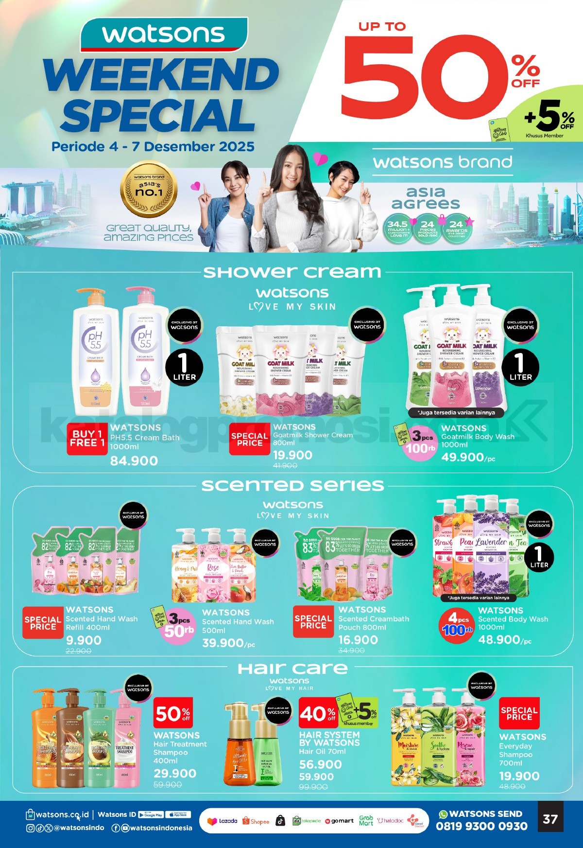 WATSONS WEEKEND SPECIAL Diskon hingga 50% WATSONS WEEKEND SPECIAL Diskon hingga 50% 37