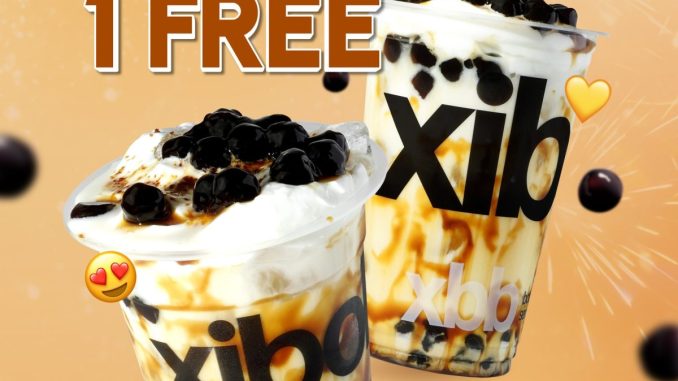 Promo Xiboba Buy 1 Get 1 Free Brown Sugar Boba Fresh Milk*