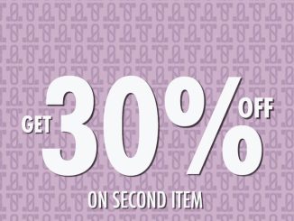 Promo STACCATO Specials Diskon 30% item kedua dan diskon hingga 50% untuk normal item
