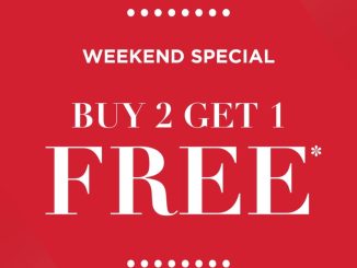 Promo Skechers Weekend Special buy 2 get 1 free sepatu hemat