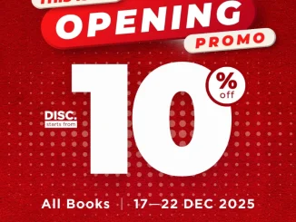 Grand Opening Periplus Puri Indah Mall - Diskon 10% untuk Semua Buku!
