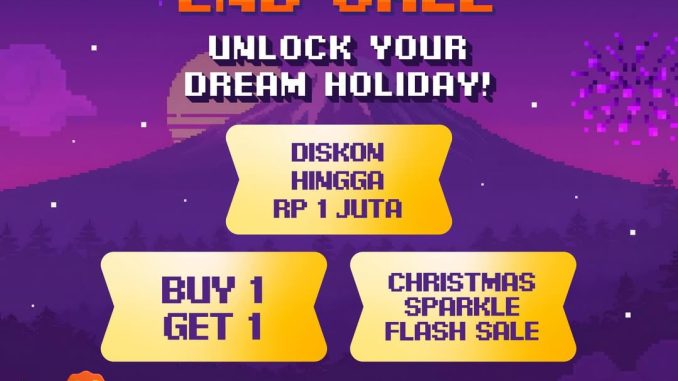 KLOOK Year End Sale Diskon 1 Juta + Beli 1 Gratis 1 untuk Liburan Seru!