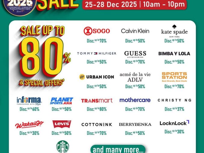 Kota Kasablanka Long Weekend Sale - Diskon hingga 80%