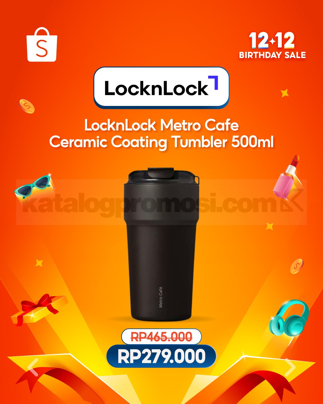 LocknLock Metro Cafe Turun Harga di Shopee 12.12!